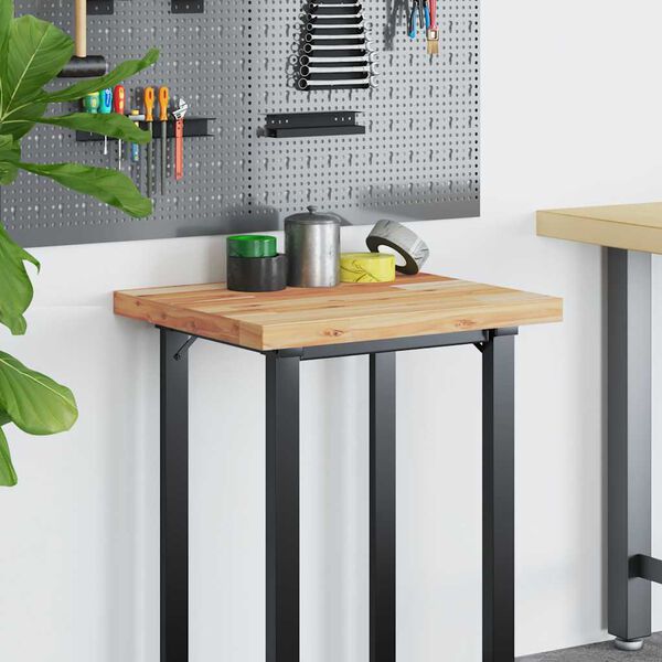 vidaXL Bordplate ubehandlet 60x50x4 cm heltre akasie