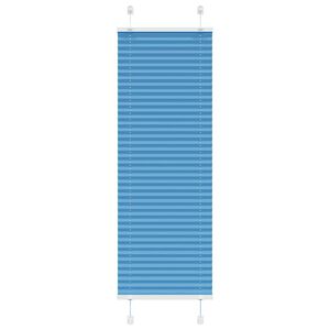 vidaXL pliss&eacute;gardin bl&aring; 40x100 cm Stoff Bredde 39,4 cm Polyester