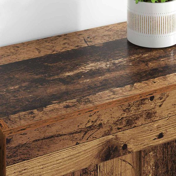 vidaXL Vegghengt skap Veggmontert 2 pcs Gammelt tre 69,5 x 34 x 90 cm