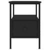 vidaXL Nattbord 2 stk svart 34x36x50 cm konstruert tre