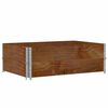 vidaXL Plantekasse brun 120x80 cm heltre furu