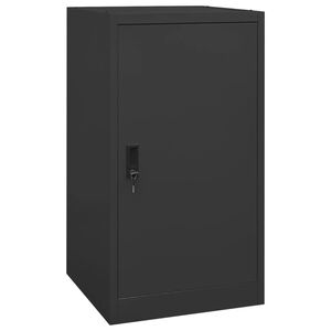 vidaXL Salskap antrasitt 53x53x105 cm st&aring;l