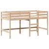 vidaXL Køyeseng med stige og tak 80x200 cm heltre furu