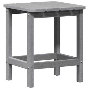 vidaXL Sidetabell Lysegr&aring; 38 x 38 x 46 cm Polyethylen