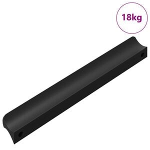 vidaXL H&aring;ndtak 973 stk. Svart 106 x 7,4 x 15,5 mm Aluminium