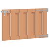 vidaXL Hageport 100 x 60 cm WPC og Aluminium Brun
