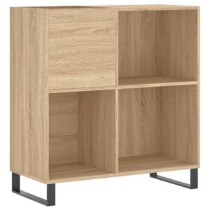 vidaXL Hifi-benk sonoma eik 84,5x38x89 cm konstruert tre