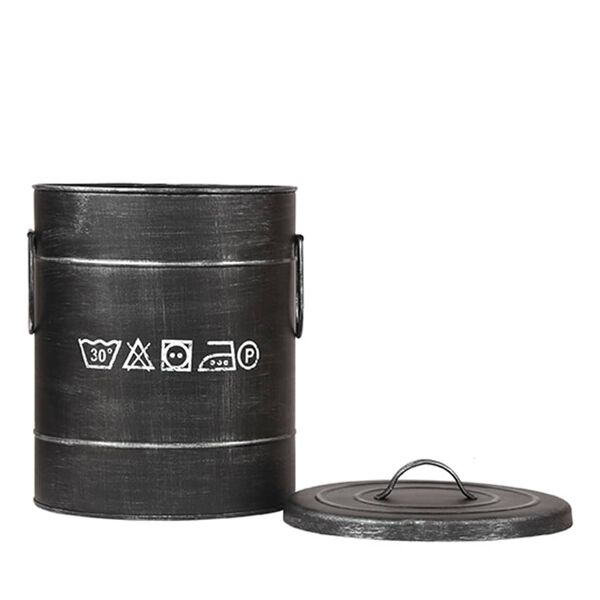 LABEL51 Skittent&oslash;yskurv 26x26x33 cm S antikk svart