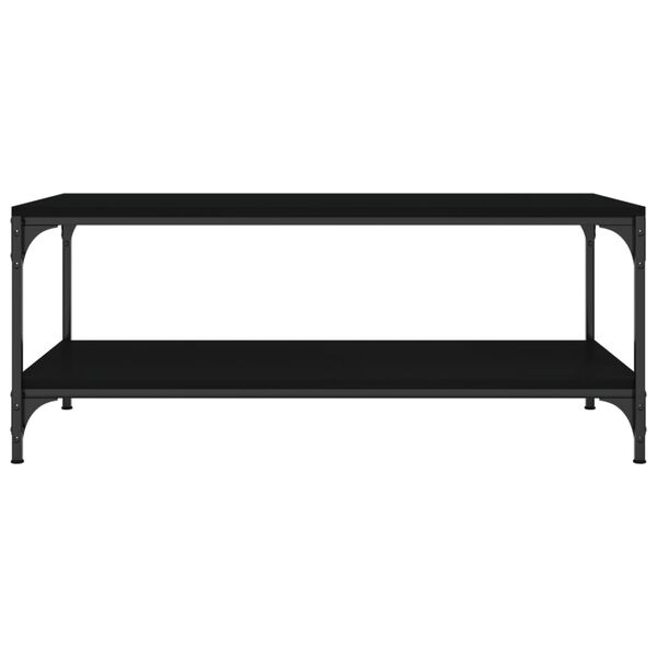 vidaXL Salongbord svart 100x50x40 cm konstruert tre