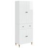 vidaXL Skapsett 2 pcs 66 x 34,5 x 90 cm Konstruert tre