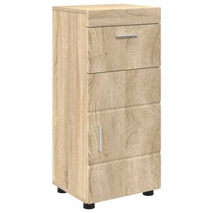 vidaXL Baderomsskapsett med skuff TULUM Sonoma eik 37 x 31,5 x 82 cm