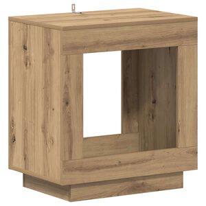 vidaXL Sidetabell Artisan eik 60 x 40 x 65 cm Konstruert tre