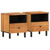 vidaXL Nattbord 2 stk 40x33x46 cm heltre akasie