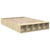 vidaXL Sengeramme sonoma eik 150x200 cm konstruert tre