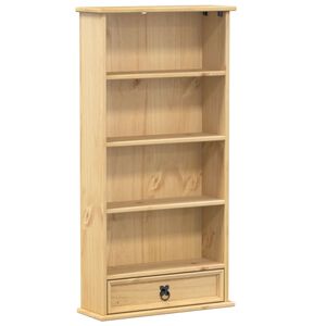 vidaXL CD-hylle Corona 52x17,5x103 cm heltre furu