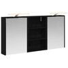 vidaXL Baderomsskapsett 3 stk. 126 x 16 x 62.5 cm Konstruert tre