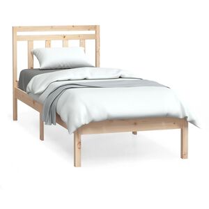 vidaXL Sengeramme 75x190 cm Small Single heltre