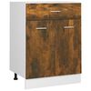 vidaXL Underskap med skuff Lyon r&oslash;kt eik 60x46x81,5 cm konstruert tre