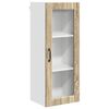 vidaXL Vegghylle PORTO Sonoma eik 40 x 31 x 100 cm Konstruert tre