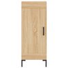 vidaXL Highboard sonoma eik 34,5x34x180 cm konstruert tre