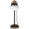 vidaXL Skrivebordslampe 25 W svart 18x18x60 cm E27