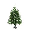 vidaXL Forh&aring;ndsbelyst kunstig juletre med kulesett 120 cm gr&oslash;nn