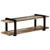 vidaXL TV-benk 130x40x40 cm gjenvunnet heltre