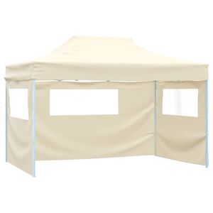vidaXL Partytelt 291 x 431 x 315 cm Krem Oxford Stoff