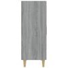 vidaXL Skjenk grå sonoma 70x34x90 cm konstruert tre
