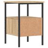 vidaXL Nattbord sonoma eik 34x36x50 cm konstruert tre