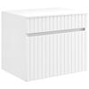 vidaXL Vegghengt Badskap Hvit 59 x 44,5 x 50 cm Konstruert tre