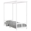 vidaXL Barnesengeramme hvit 80x200 cm heltre furu