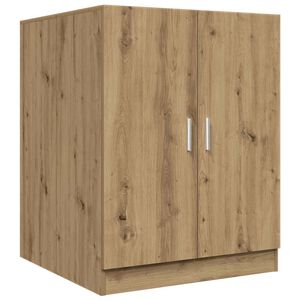 vidaXL Vaskemaskinskap artisan eik 70,5x71,5x91,5 cm