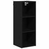 vidaXL Hengende skap Svart Eik 30 x 29,5 x 80 cm Konstruert tre