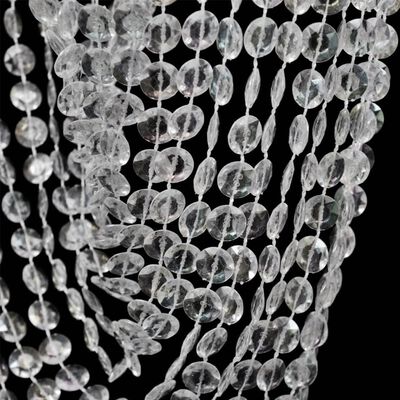 Taklampe/lysekrone crystal 22 x 58 cm