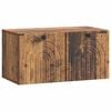 vidaXL Vegghengt TV skap Gammelt tre 59,5 x 31 x 30 cm Konstruert tre