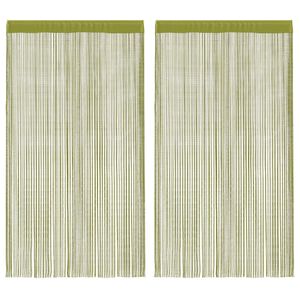 vidaXL Tr&aring;dgardiner 2 stk 140x250 cm gr&oslash;nn