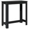 vidaXL Barbord svart 102x50x103,5 cm konstruert tre