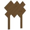 vidaXL Sengegavl honningbrun 72,5x3x81 cm heltre furu