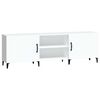 vidaXL TV-benk hvit 150x30x50 cm konstruert tre