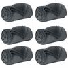 vidaXL Kastepledd 6 pcs M&oslash;rkegr&aring; 240 x 270 cm Fleece