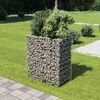 vidaXL Gabion h&oslash;ybed galvanisert st&aring;l 90x50x100 cm