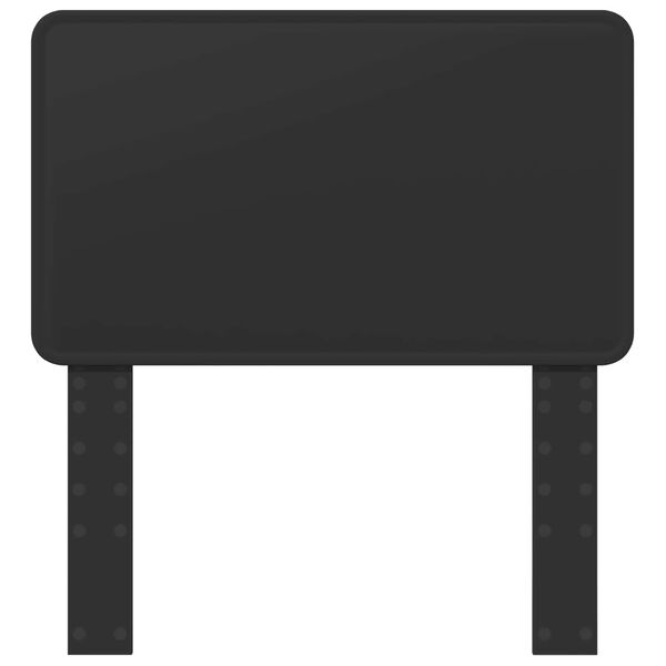 vidaXL Hodegavl Svart Eik 75 cm Konstruert tre