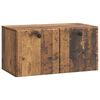 vidaXL Vegghengt TV skap 59,5 x 31 x 30 cm Gammelt tre Konstruert tre