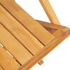 vidaXL Hagespisegruppe 5 deler heltre teak