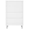 vidaXL Highboard hvit 57x35x90 cm konstruert tre
