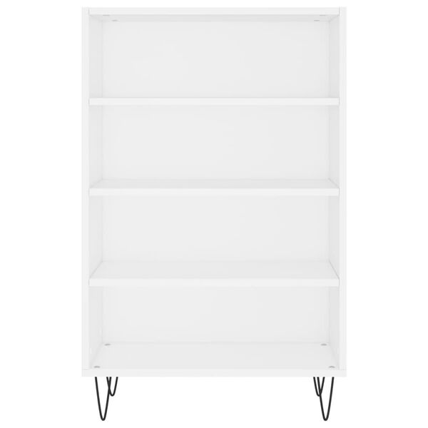 vidaXL Highboard hvit 57x35x90 cm konstruert tre