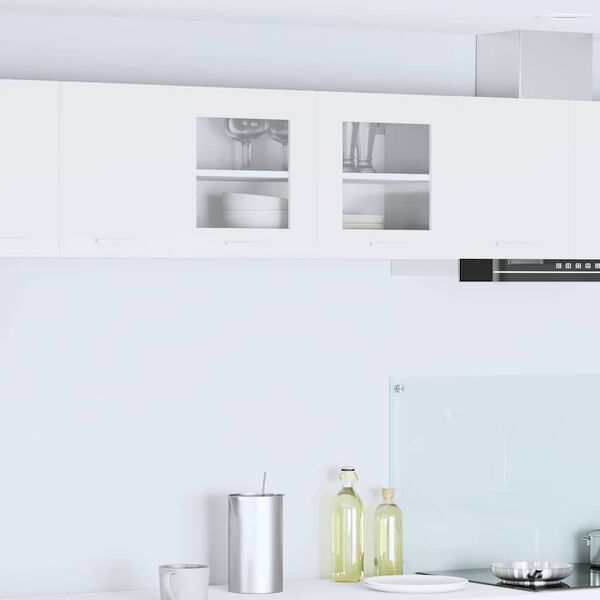 vidaXL Hengende skap med lagring Hvit 80 x 31 x 40 cm Konstruert tre