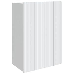 vidaXL Vegghengt skap Hvit 66 x 34,5 x 92 cm Konstruert tre