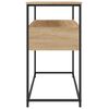 vidaXL Konsollbord sonoma eik 100x40x75 cm konstruert tre